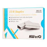KW-triO Staples 13/8 Box of 1000